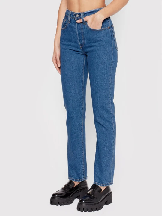 Zdjęcie produktu Levi's® Jeansy 501® Crop 36200-0225 Niebieski Cropped Fit