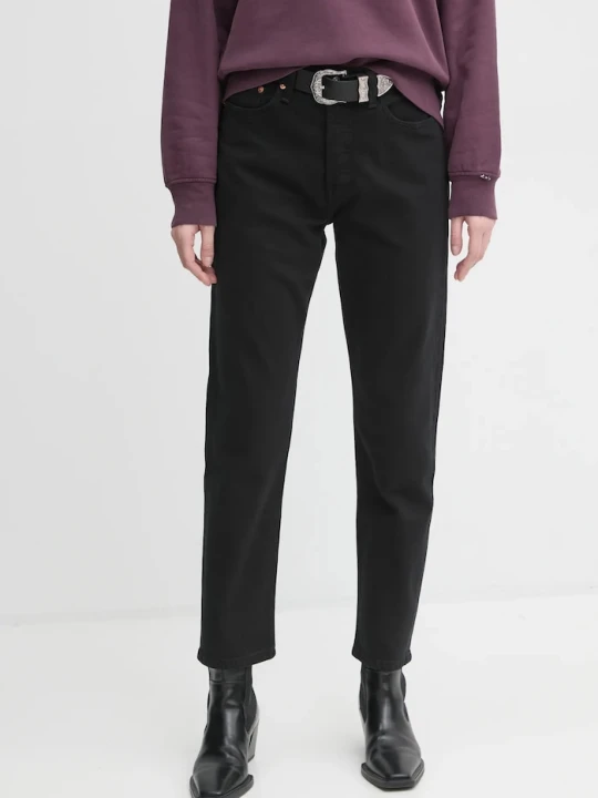 Zdjęcie produktu Levi's jeansy 501® CROP czarny