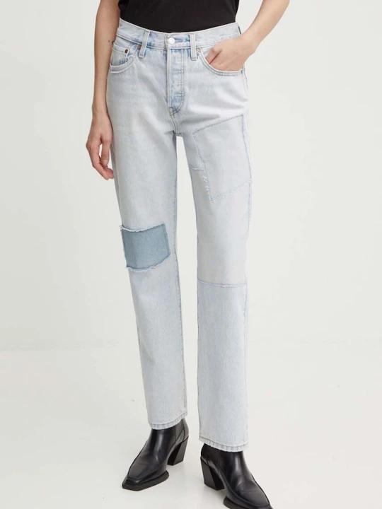 Zdjęcie produktu Levi's jeansy straight damskie 501® JEANS FOR WOMEN niebieski