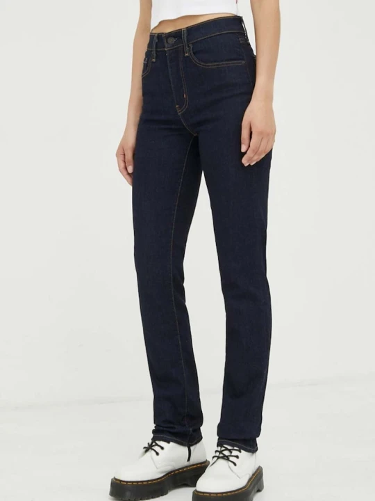 Zdjęcie produktu Levi's jeansy 724 HIGH RISE STRAIGHT granatowy