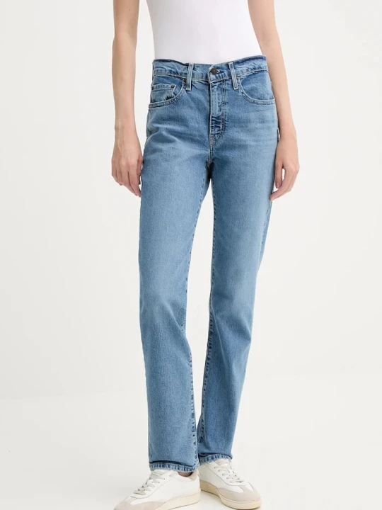 Zdjęcie produktu Levi's jeansy 724 HIGH RISE STRAIGHT niebieski