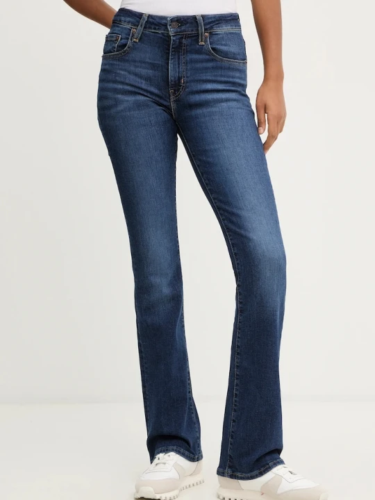 Zdjęcie produktu Levi's jeansy bootcut damskie 725 HIGH RISE BOOTCUT granatowy