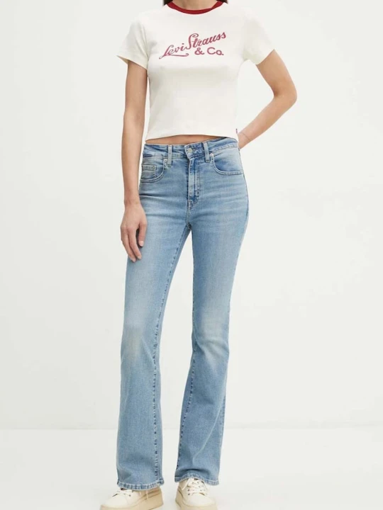 Zdjęcie produktu Levi's jeansy flare damskie 726 HR FLARE niebieski
