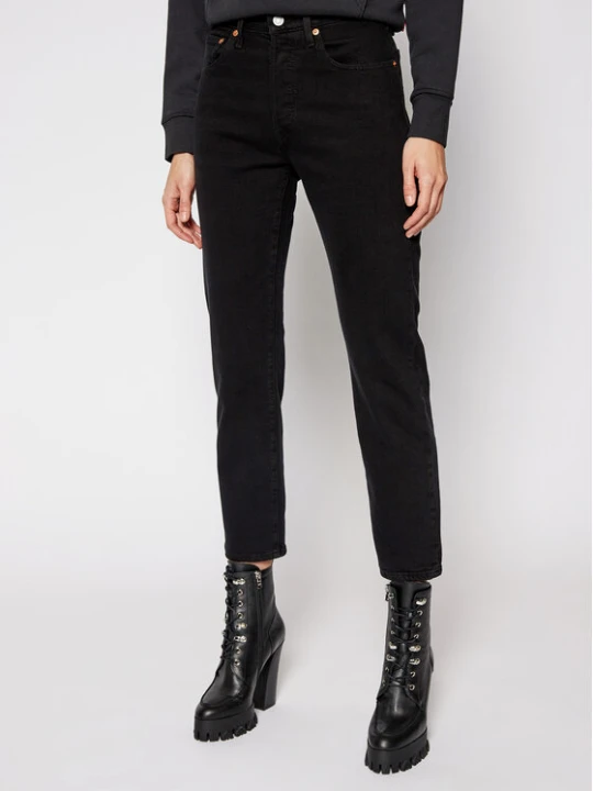Zdjęcie produktu Levi's® Jeansy Cropped Fit 501® Original 36200-0085 Czarny Cropped Fit