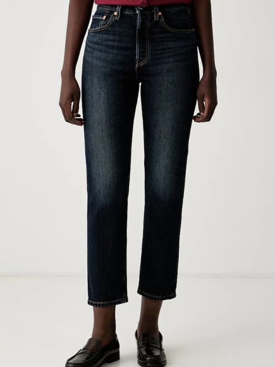 Zdjęcie produktu Levi's jeansy damskie 501® CROP granatowy