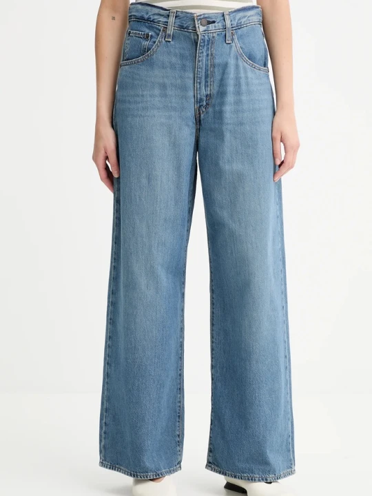 Zdjęcie produktu Levi's jeansy relaxed fit damskie CINCH BAGGY niebieski