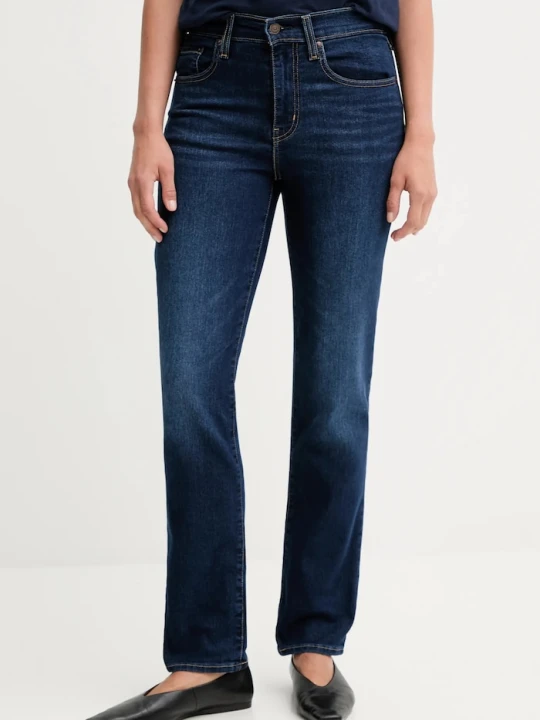 Zdjęcie produktu Levi's jeansy 724 HIGH RISE STRAIGHT granatowy
