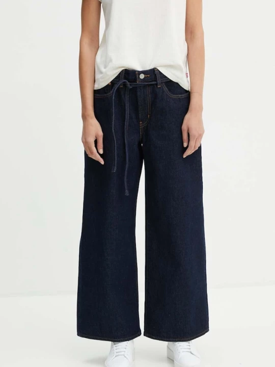 Zdjęcie produktu Levi's jeansy straight damskie XL STRAIGHT granatowy