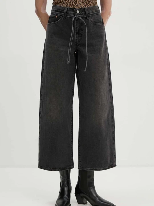 Zdjęcie produktu Levi's jeansy straight damskie XL STRAIGHT czarny