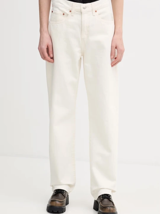 Zdjęcie produktu Levi's jeansy relaxed fit damskie EASY DAD beżowy