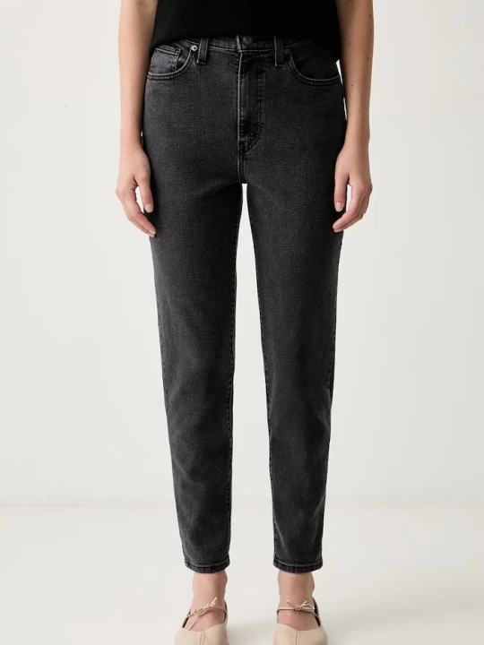 Zdjęcie produktu Levi's jeansy mom fit damskie YOUTH HIGH WAISTED TAPER szary