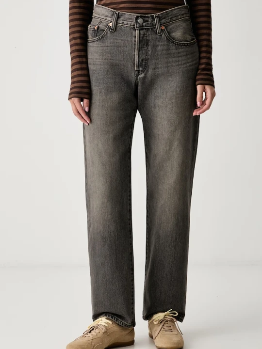 Zdjęcie produktu Levi's jeansy regular damskie 501® 90S szary