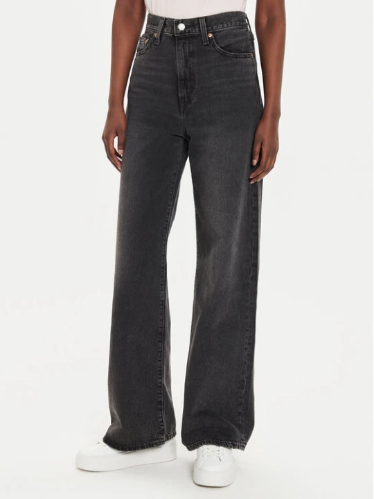 Zdjęcie produktu Levi's® Jeansy Ribcage A6081-0011 Czarny Wide Leg