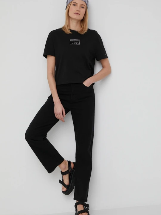 Zdjęcie produktu Levi's jeansy RIBCAGE STRAIGHT ANKLE czarny