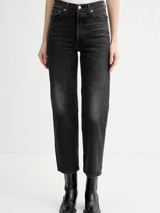 Zdjęcie produktu Levi's jeansy RIBCAGE STRAIGHT czarny