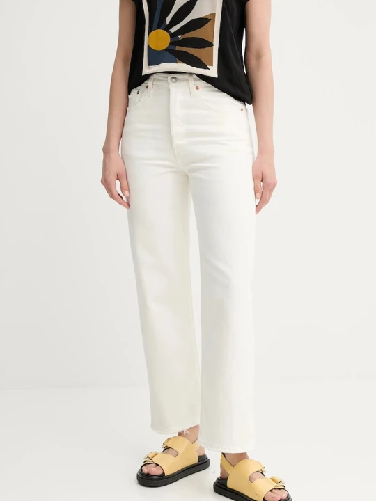 Zdjęcie produktu Levi's jeansy RIBCAGE STRAIGHT ANKLE biały