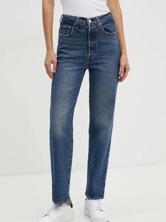 Zdjęcie produktu Levi's jeansy RIBCAGE STRAIGHT ANKLE granatowy