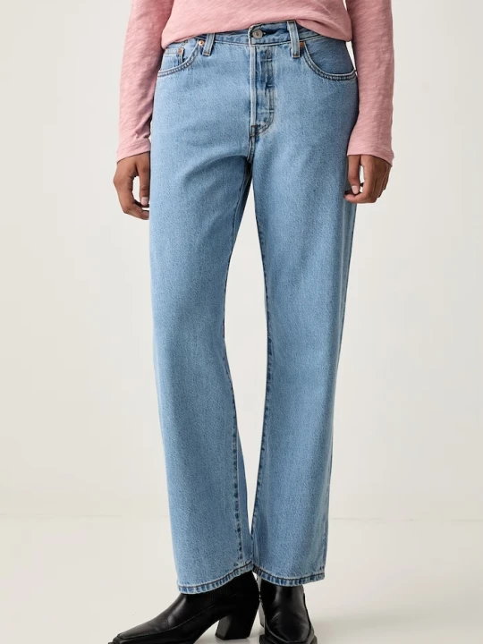 Zdjęcie produktu Levi's jeansy straight damskie 501 90S niebieski
