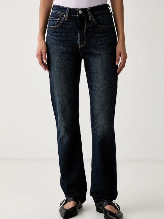 Zdjęcie produktu Levi's jeansy straight damskie 501® JEANS FOR WOMEN granatowy