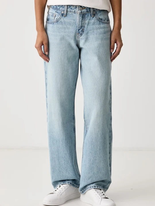 Zdjęcie produktu Levi's jeansy straight damskie LOW STRAIGHT niebieski