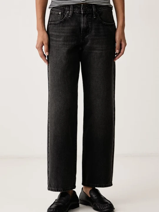 Zdjęcie produktu Levi's jeansy straight damskie SUPERLOW STRAIGHT czarny