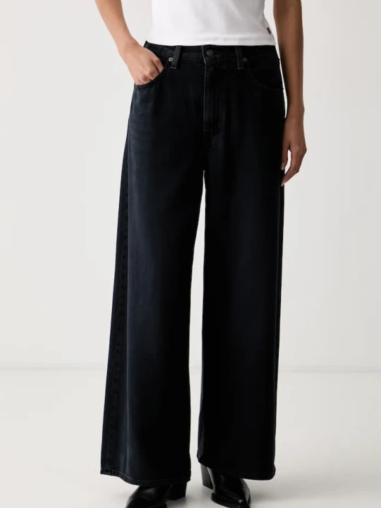 Zdjęcie produktu Levi's jeansy wide leg damskie CINCH WIDE LEG granatowy