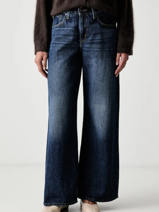 Zdjęcie produktu Levi's jeansy wide leg damskie MIDDY WIDE LEG niebieski