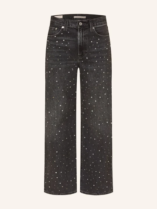 Zdjęcie produktu Levi's® Jeansy Wide Leg Ribcage Z Ozdobnymi Kamykami schwarz 55 Blacks