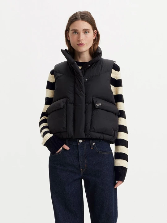 Zdjęcie produktu Levi's Kamizelka puchowa w kolorze czarnym rozmiar: S