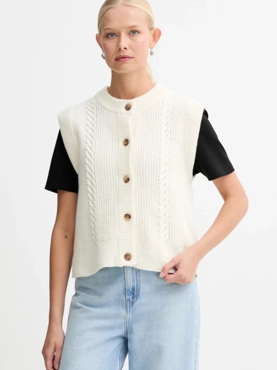 Zdjęcie produktu Levi's kamizelka z dodatkiem wełny beżowy