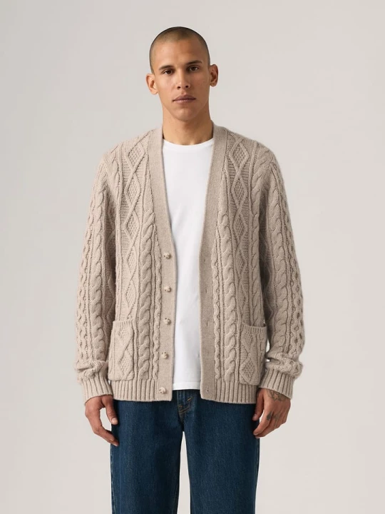 Zdjęcie produktu Levi's Kardigan "Valencia" w kolorze beżowym rozmiar: XL