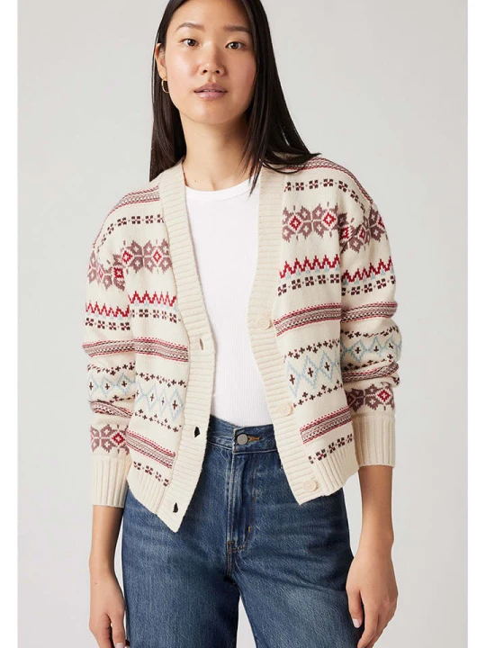 Zdjęcie produktu Levi's Kardigan w kolorze kremowo-fioletowym rozmiar: L