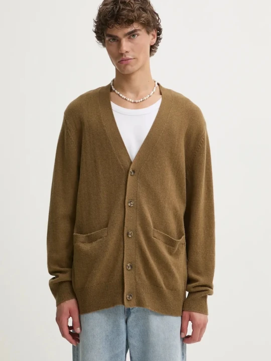 Zdjęcie produktu Levi's kardigan wełniany brązowy