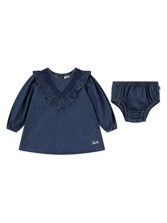 Zdjęcie produktu Levi's Kids 2-częściowy zestaw w kolorze granatowym rozmiar: 80