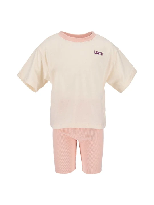 Zdjęcie produktu Levi's Kids 2-cześciowy zestaw w kolorze jasnoróżowym rozmiar: 128-140