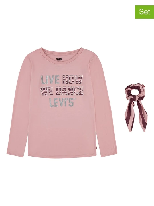 Zdjęcie produktu Levi's Kids 2-częściowy zestaw w kolorze jasnoróżowym rozmiar: 164
