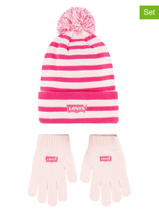 Zdjęcie produktu Levi's Kids 2-częściowy zestaw w kolorze jasnoróżowym rozmiar: onesize
