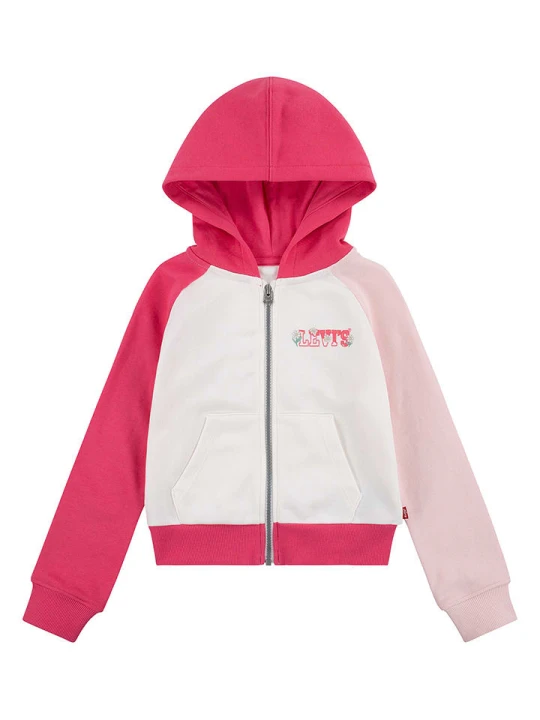 Zdjęcie produktu Levi's Kids Bluza w kolorze biało-różowym rozmiar: 158