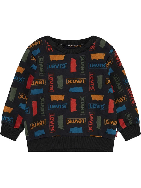 Zdjęcie produktu Levi's Kids Bluza w kolorze czarnym ze wzorem rozmiar: 128