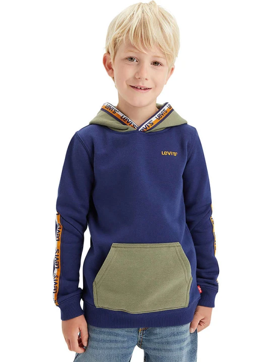 Zdjęcie produktu Levi's Kids Bluza w kolorze granatowo-oliwkowym rozmiar: 104