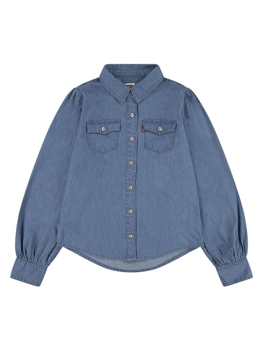 Zdjęcie produktu Levi's Kids Bluzka dżinsowa w kolorze niebieskim rozmiar: 164