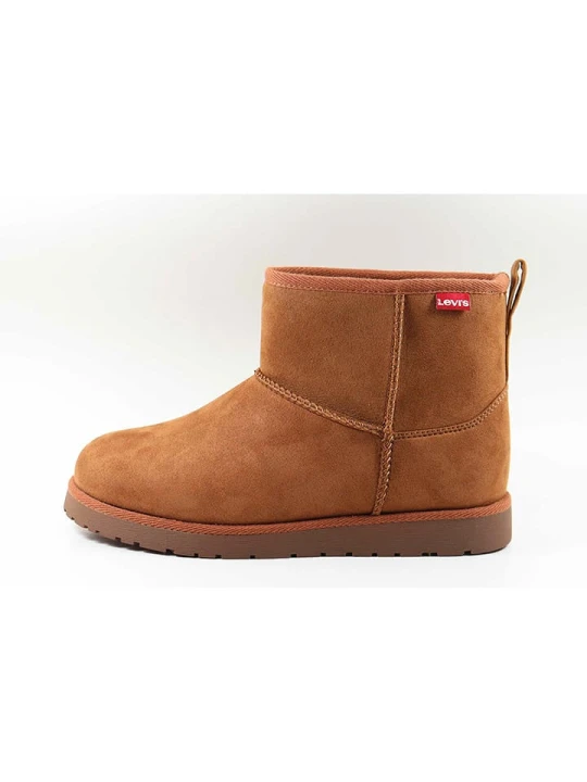 Zdjęcie produktu Levi's Kids Botki zimowe "New Wave" w kolorze jasnobrązowym rozmiar: 38