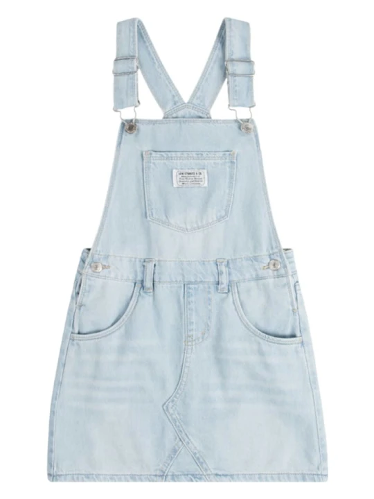 Zdjęcie produktu Levi's Kids Dżinsowa sukienka-ogrodniczka w kolorze błękitnym rozmiar: 164