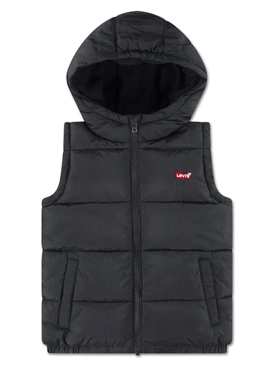 Zdjęcie produktu Levi's Kids Kamizelka pikowana w kolorze czarnym rozmiar: 140