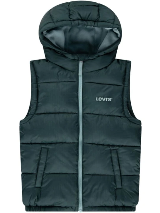 Zdjęcie produktu Levi's Kids Kamizelka pikowana w kolorze zielonym rozmiar: 164