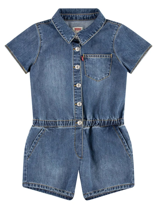 Zdjęcie produktu Levi's Kids Kombinezon dżinsowy w kolorze niebieskim rozmiar: 152