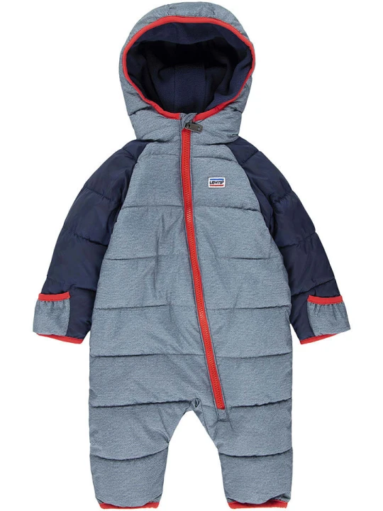 Zdjęcie produktu Levi's Kids Kombinezon zimowy w kolorze szarym rozmiar: 80