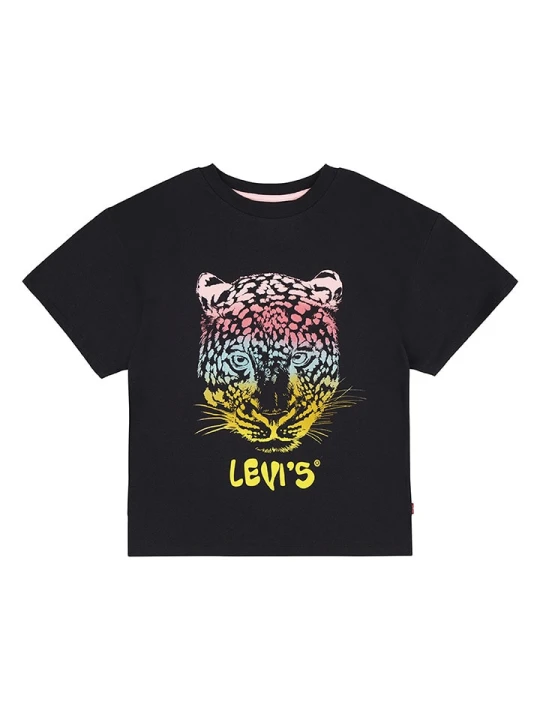Zdjęcie produktu Levi's Kids Koszulka "Leopard" w kolorze czarnym rozmiar: 110
