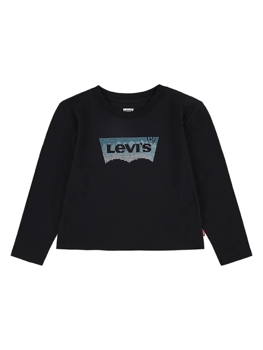 Zdjęcie produktu Levi's Kids Koszulka "Meet and greet glitter bat" w kolorze czarnym rozmiar: 152