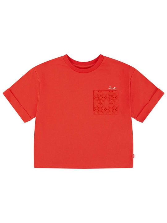 Zdjęcie produktu Levi's Kids Koszulka w kolorze czerwonym rozmiar: 158